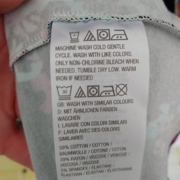 Pretty floral dress with black background. - Picture 3 of 3